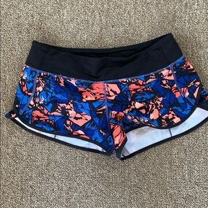 Lululemon speed shorts